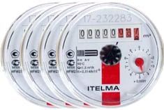 Поверка четырех счетчиков воды